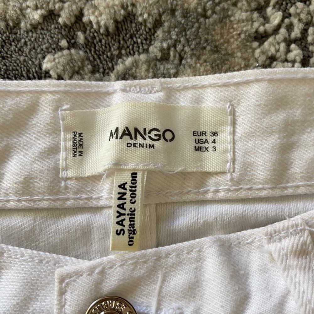 MANGO high waisted straight leg jeans - Picture 3 of 3